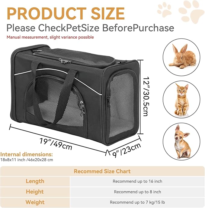 ‌Petsfit Airline Approved Pet Carrier - Image 2