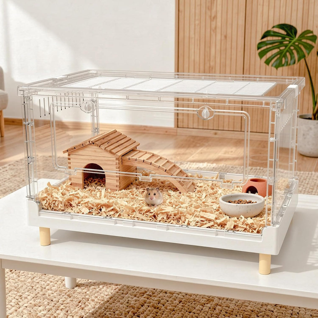 Hamster Cage15.4 High Panoramic Clear Syrian Playhouse