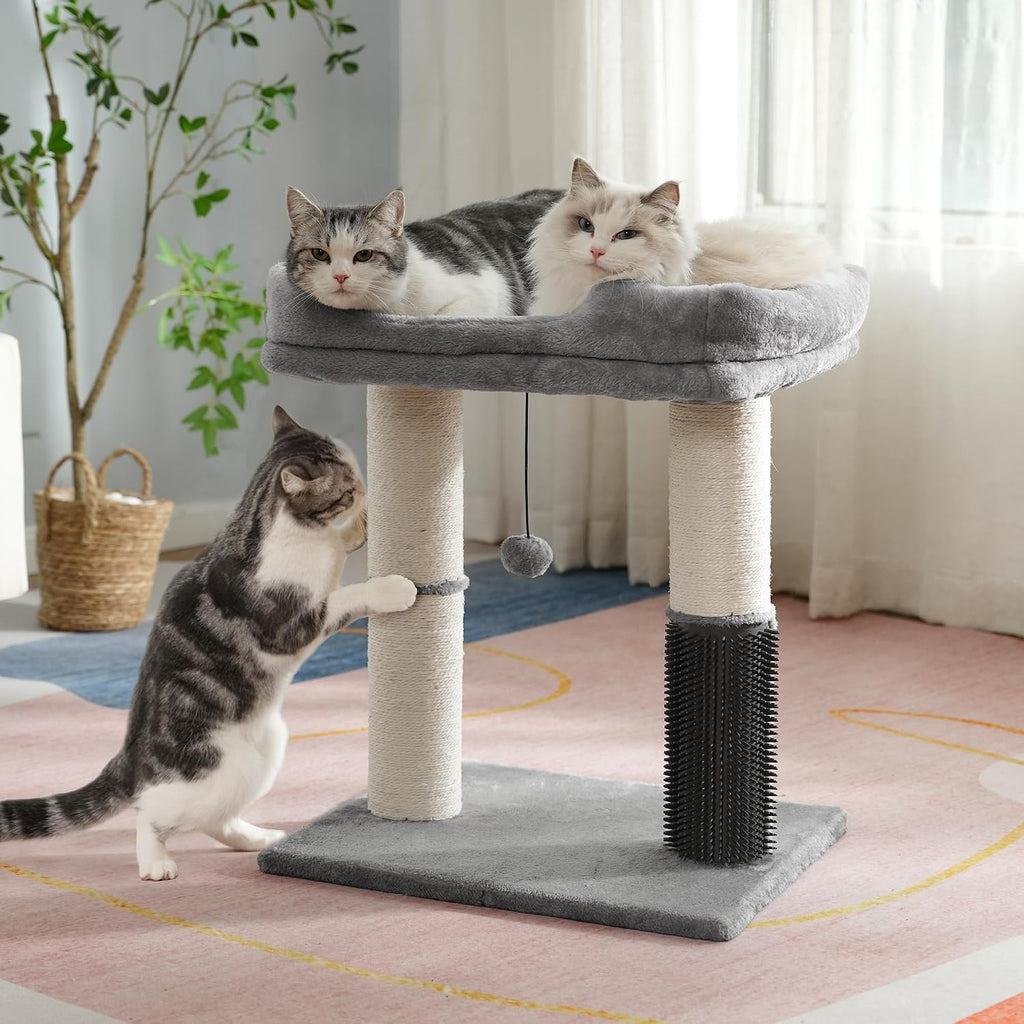 Cat Tree Tower for Large Cats Cat Scratching Post with Bed 20X16”