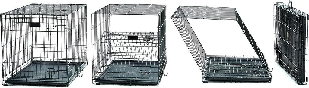 MidWest Homes for Pets Ultima Pro Heavy-Duty 30-Inch Dog Crate, Ultra-Strong Steel Double Door Pet Cage for Medium-Sized Breeds, Accessories Included
