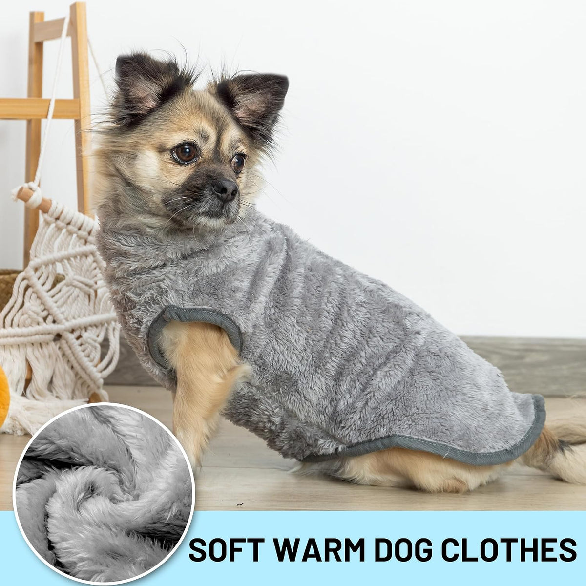 2 Pack Dog Jacket for Cold Weather, Winter Warm Pet Coat (M-XXL)