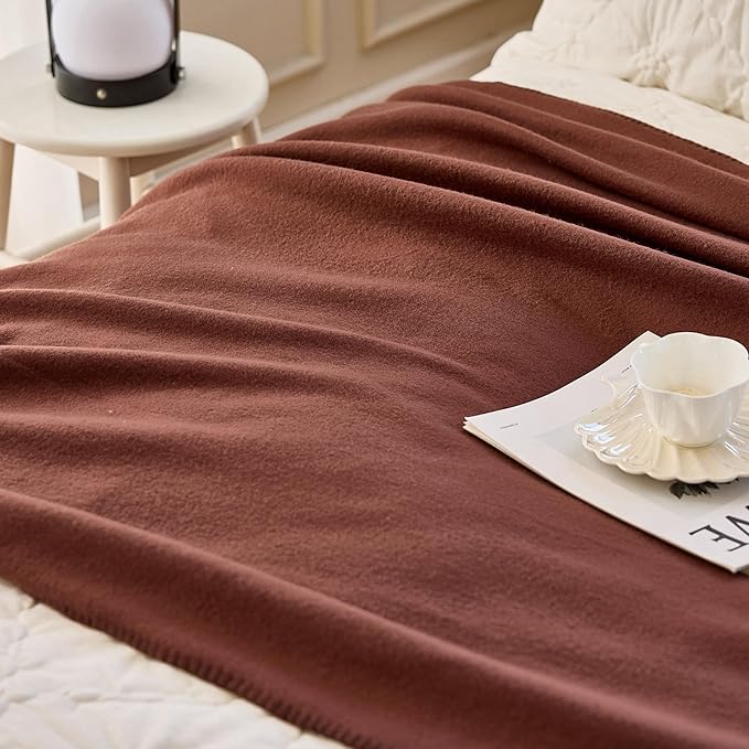 Fleece Throw Blankets Bulk Fleece Blankets Solid Wholesale Lightweight Warm Soft - Image 3