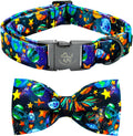 Dog Collar, Boy Pet Collars Blue Durable Soft Bow