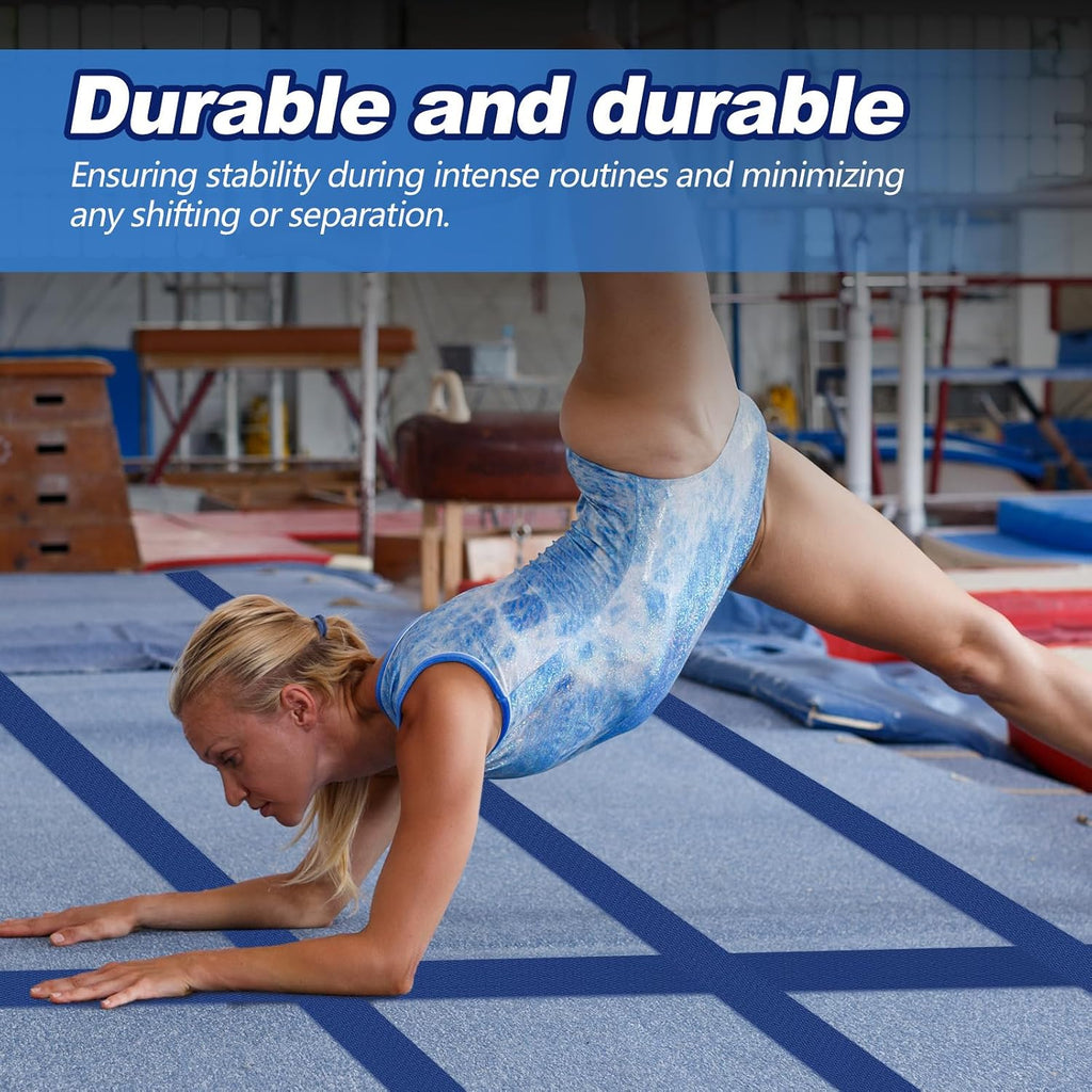 Shappy 42 ft Gymnastics Mat Hook Fastener, 4" Wide Nylon Hook