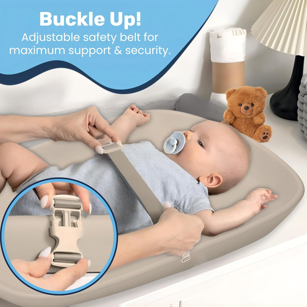 Baby Proof Me Portable Baby Changing Pad - Waterproof Diaper Change Mat