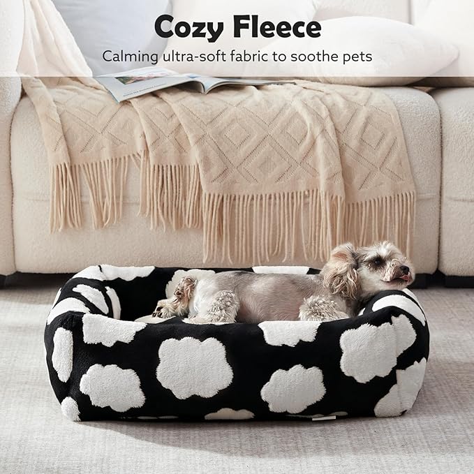 JOEJOY Small Dog Bed for Small Dogs, Rectangle Washable Orthopedic Dog Bed - Image 6