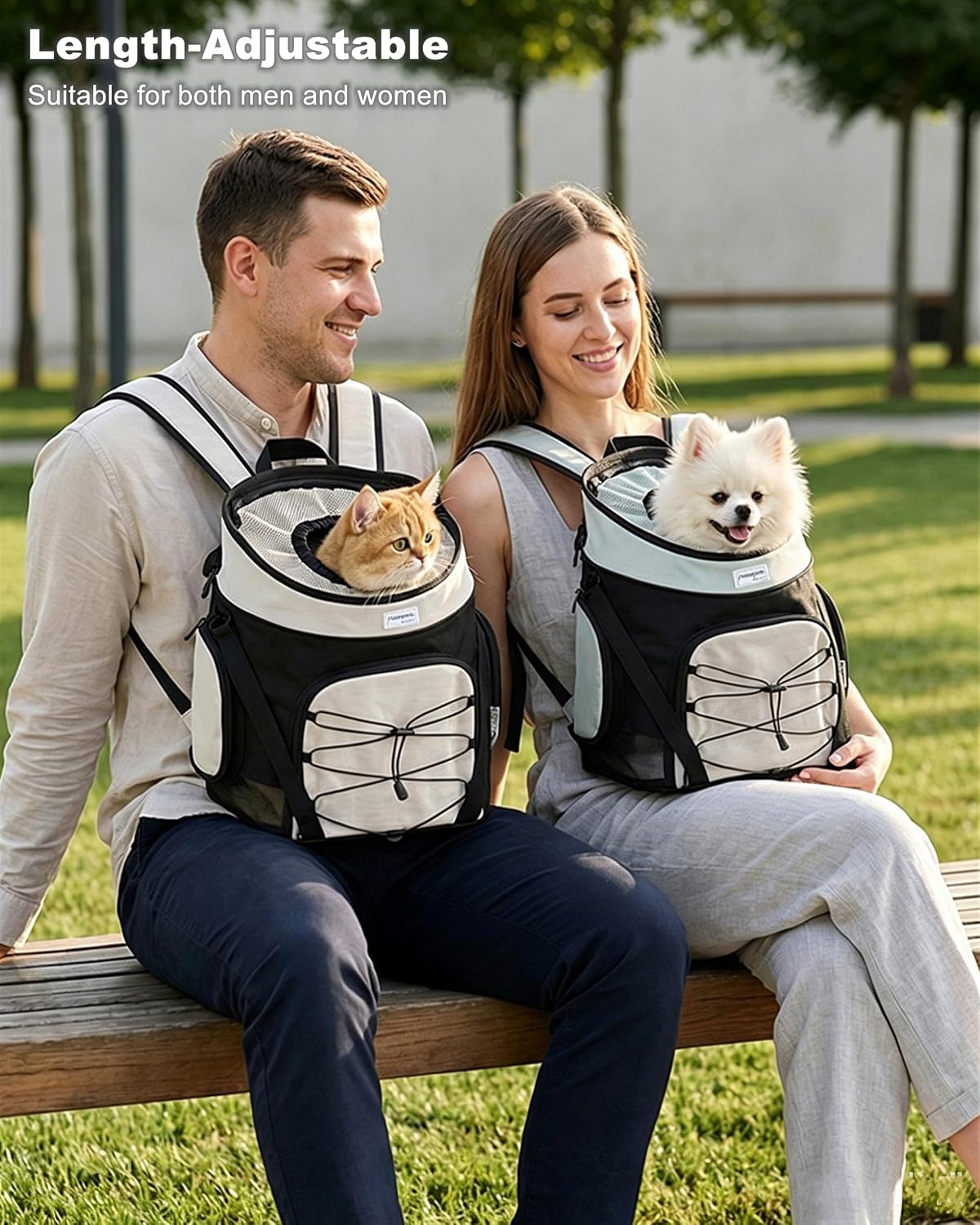 Pet Dog Carrier Backpack,Ventilated Mesh Small Dog/Cat/Puppy Front Backpack