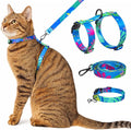 Cat Harness and Leash Set with Matching Collar – Escape Proof Harness by Unknown
