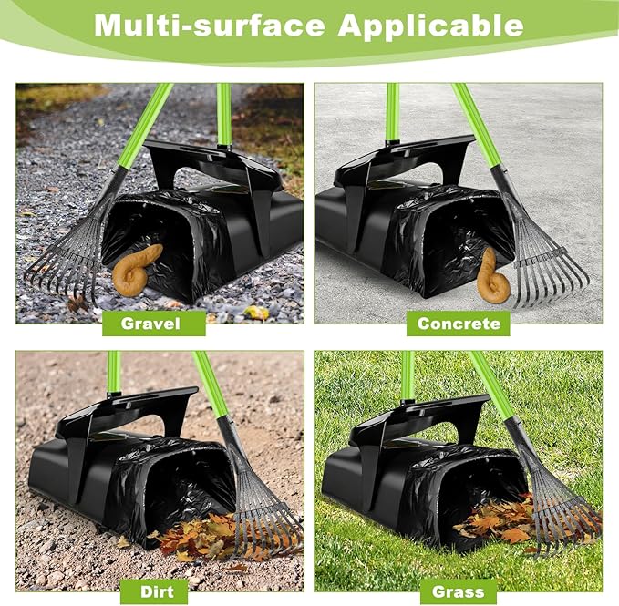 Pooper Scooper Swivel Bin & Rake - Image 7