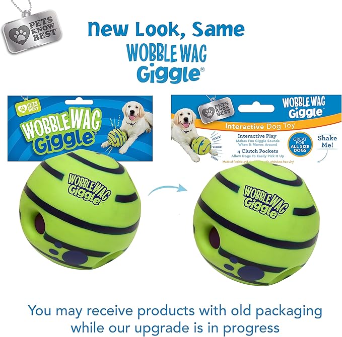 Wobble Wag Giggle Ball | Rolling Enrichment Toy - Image 9