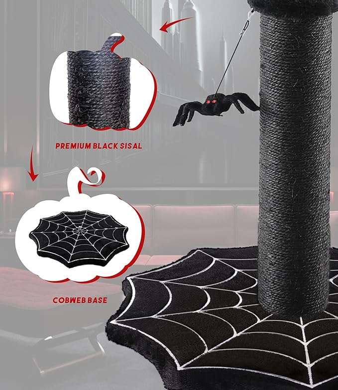 Gothic Cat Scratching Post - Image 3