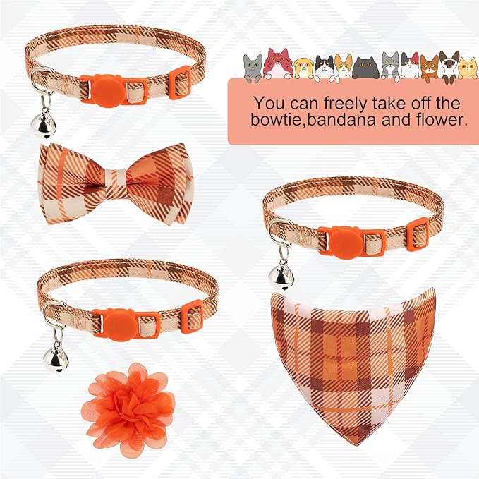 Breakaway Cat Collars with Bell & Cute Pendants - Image 5