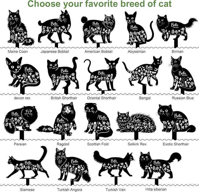Custom Cat Grave Markers Outdoor - Image 2