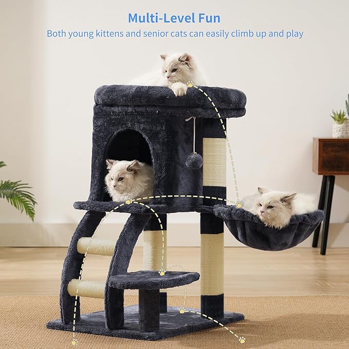 Heybly Cat Tree Tower, Cat condo - Image 2