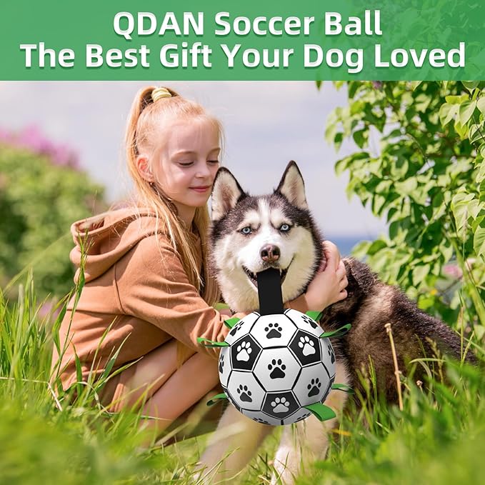 QDAN Dog Toys Extra Large Soccer Ball - Image 3