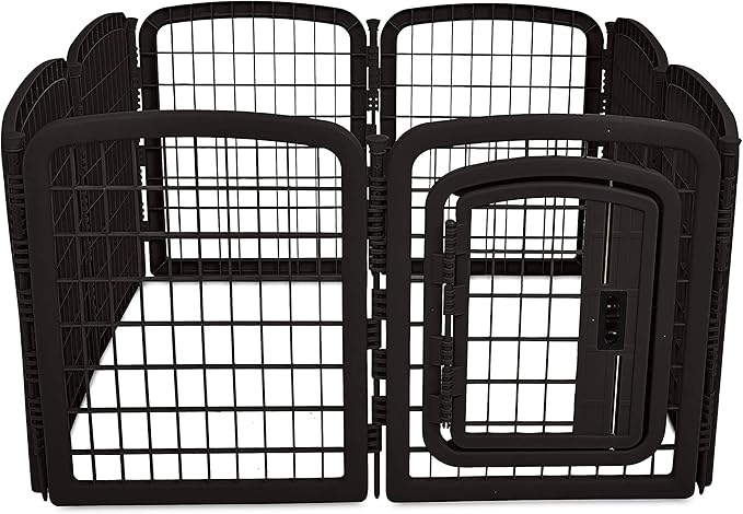 Amazon Basics 8-Panel Octagonal Plastic Pet Pen Fence Enclosure - Image 3