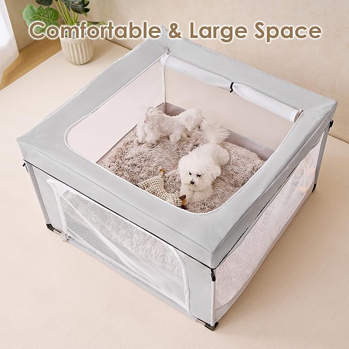 EHEYCIGA 42x42x26 Inches Puppy Playpen - Image 6