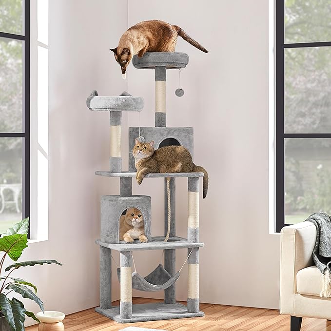 Topeakmart Cat Tower for Indoor Cats, Cat Activity Center - Image 3