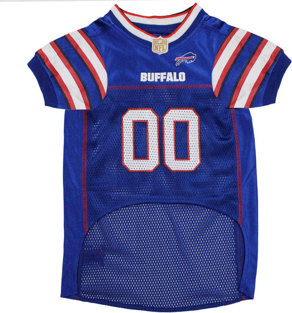 Pets First NFL Buffalo Bills Dog Jersey, Size Small, Football Shirt Costume for Pet, Dog Sports T-Shirt, NFL Team Clothing for Cats, Licensed Pet Apparel Available in 7 Sizes and 32 Teams
