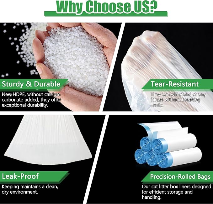 80 Count Cat Litter Box Liner for Automatic Cat Litter Box and Litter Box Robot - Image 5