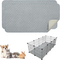 PAWCHIE Guinea Pig Cage Liners, Washable Guinea Pig Bedding for Midwest Cage 2 Pack 47"X24", Reusable Anti Slip Waterproof, Absorbent Guinea Pig Pee Pad for Small Animal, Rabbit, Bunny, Chinchilla