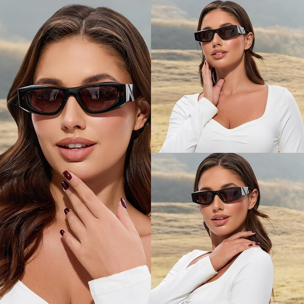 Trendy Polarized Cat Eye Sunglasses Womens Men UV400 VF3201