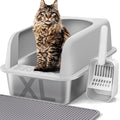 Henkelion Stainless Steel Cat Litter Box by Henkelion