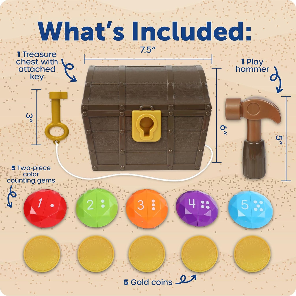 Learning Resources Gem Surprise Treasure Chest