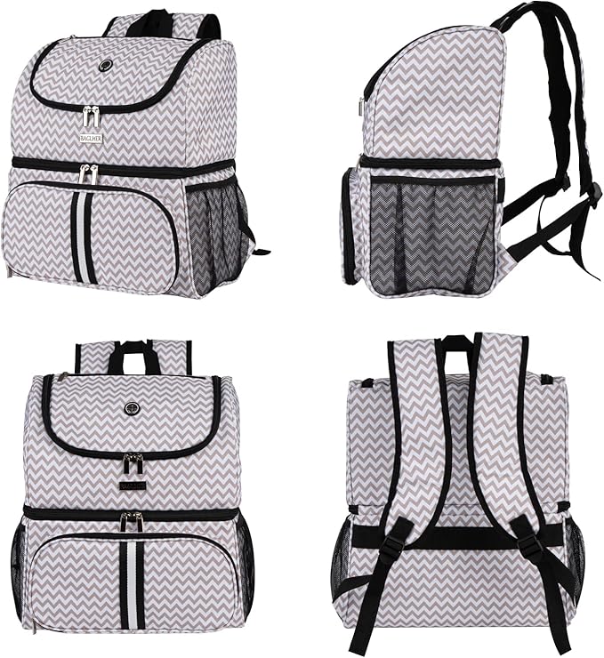 BAGLHER Pet Travel Bag, Double-Layer Pet Supplies Backpack, Pet Travel Backpack - Image 2