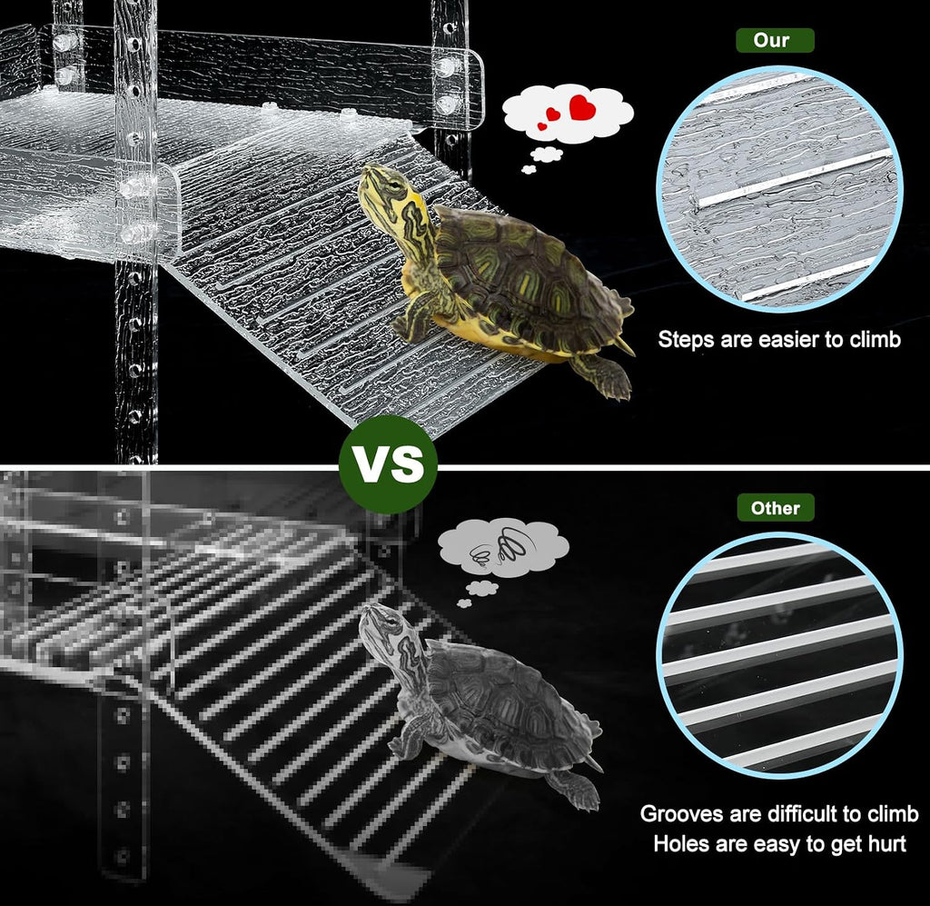 Hanging Floating Turtle Basking Platform Dock for 40 Breeder 75Gal Aquarium