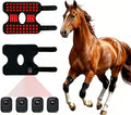 4 Modes Cordless Red Light Therapy Belt for Horse Hind Knee Brace with LCD