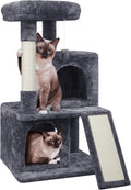 Yaheetech 36in Cat Tree Tower with Large Perch for Senior Kittens