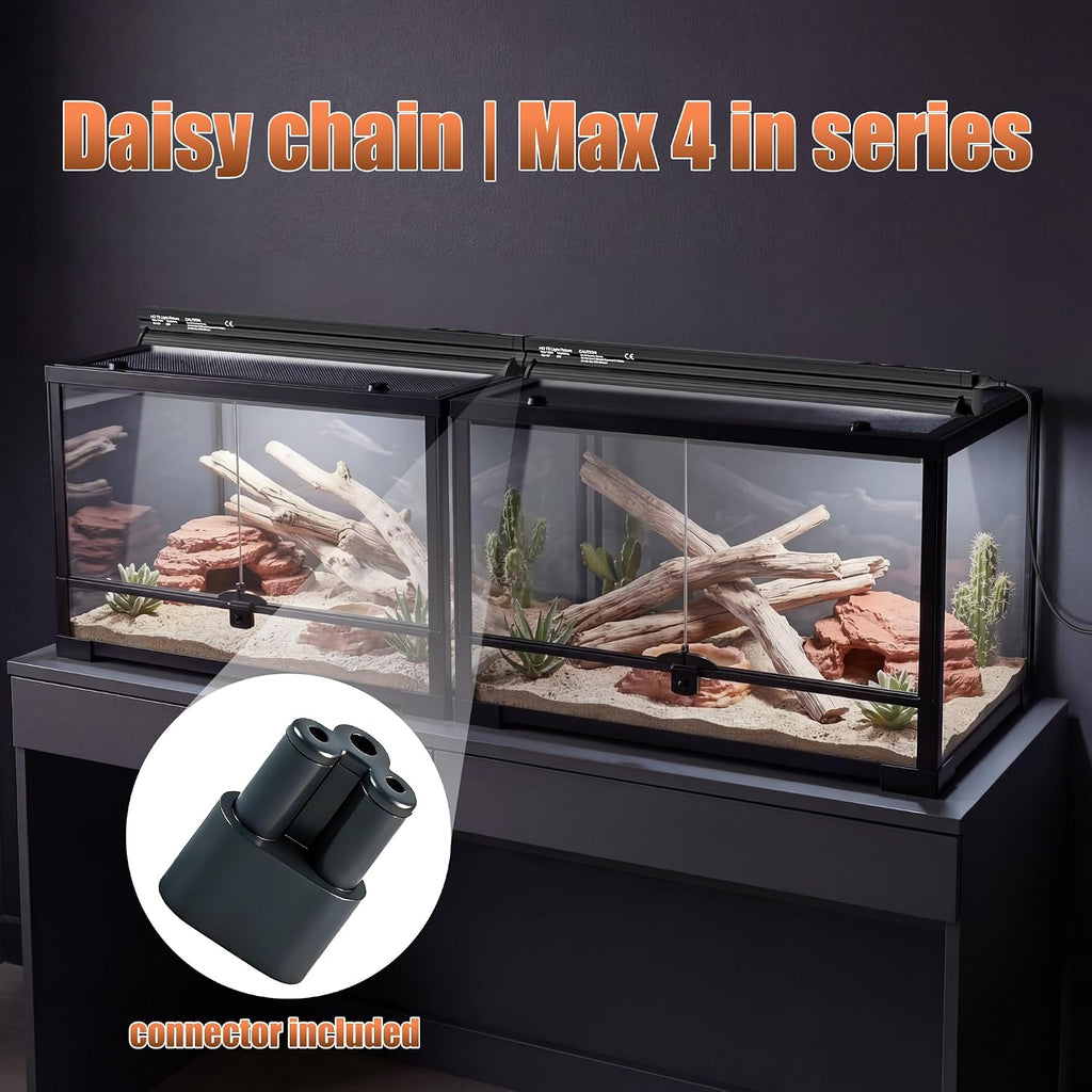 T5 UVB 10.0 Reptile Light Fixture Combo Kit (12Inch)