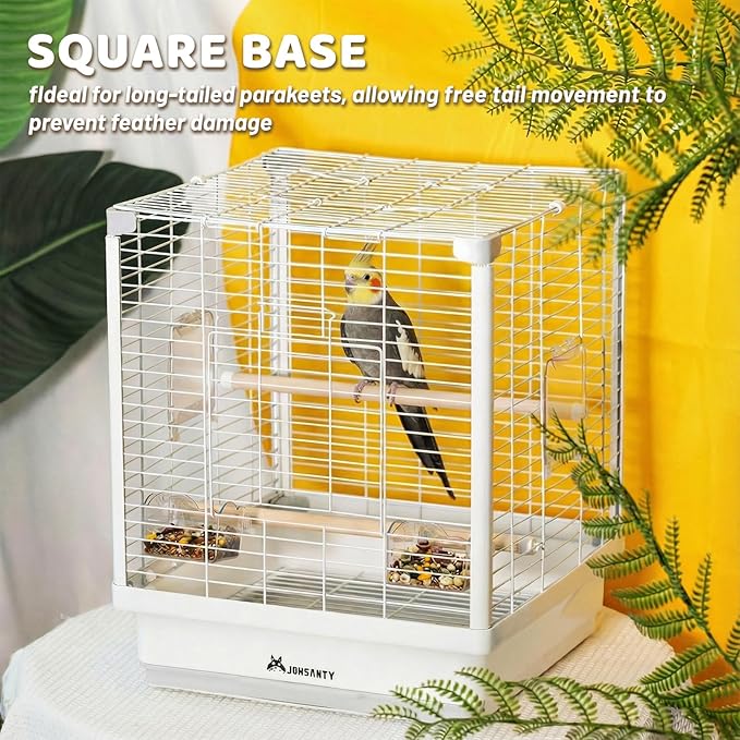 17.3" Portable Travel Bird Cage, Parrot Cage, Ample Room - Image 3