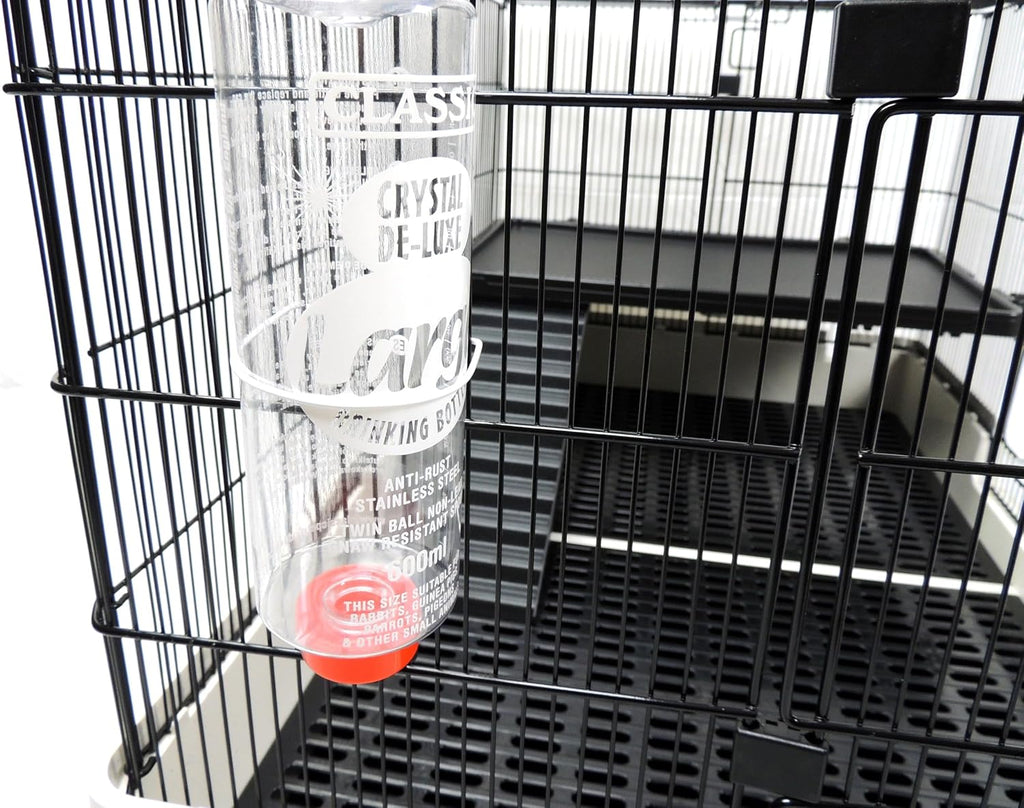 CLASSIC Crystal Deluxe 'Giant' Small Animal Drinking Bottle – 38 oz | Non-Leak Water Bottle for Rabbits, Ferrets, Chinchillas & Other Large Small Pets