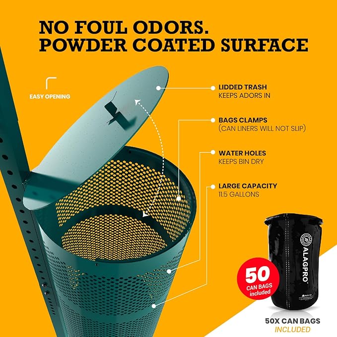 ALAGPRO® Dog Waste Station Outdoor Pet Waste Station - Image 7