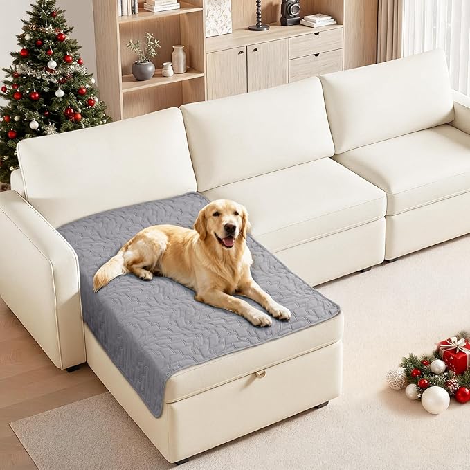 Waterproof Dog Bed Cover, Non-Slip Dog Blanket by CYCMACOHOME