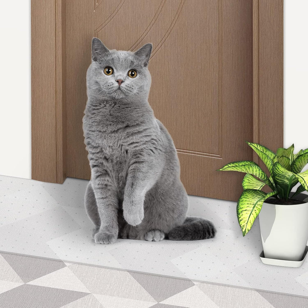8.2ftx12.2inch Cat Carpet Protector, Robust Plastic Pets Scratch Stopper