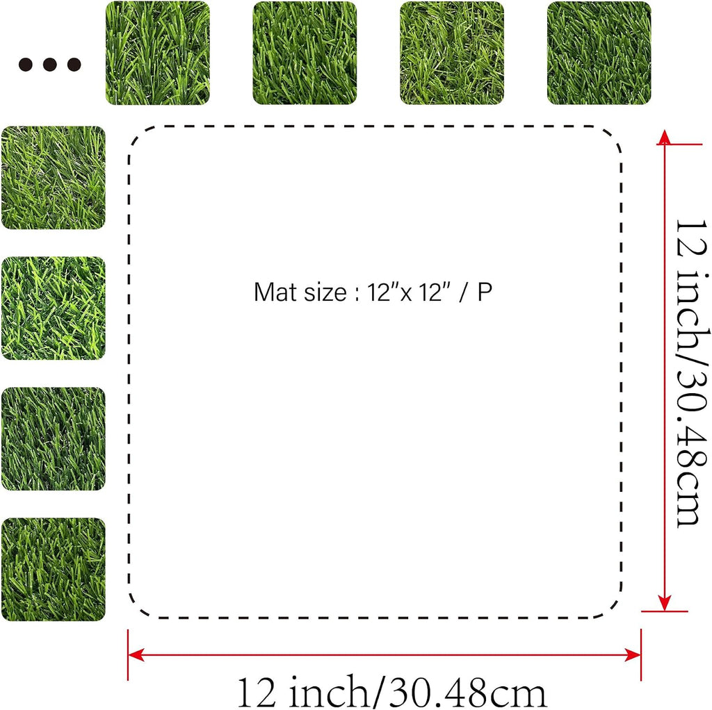 KuGuo Chicken Nesting Box Pads, 6 Pack, 12 x 12 in, Grass Style Mixed