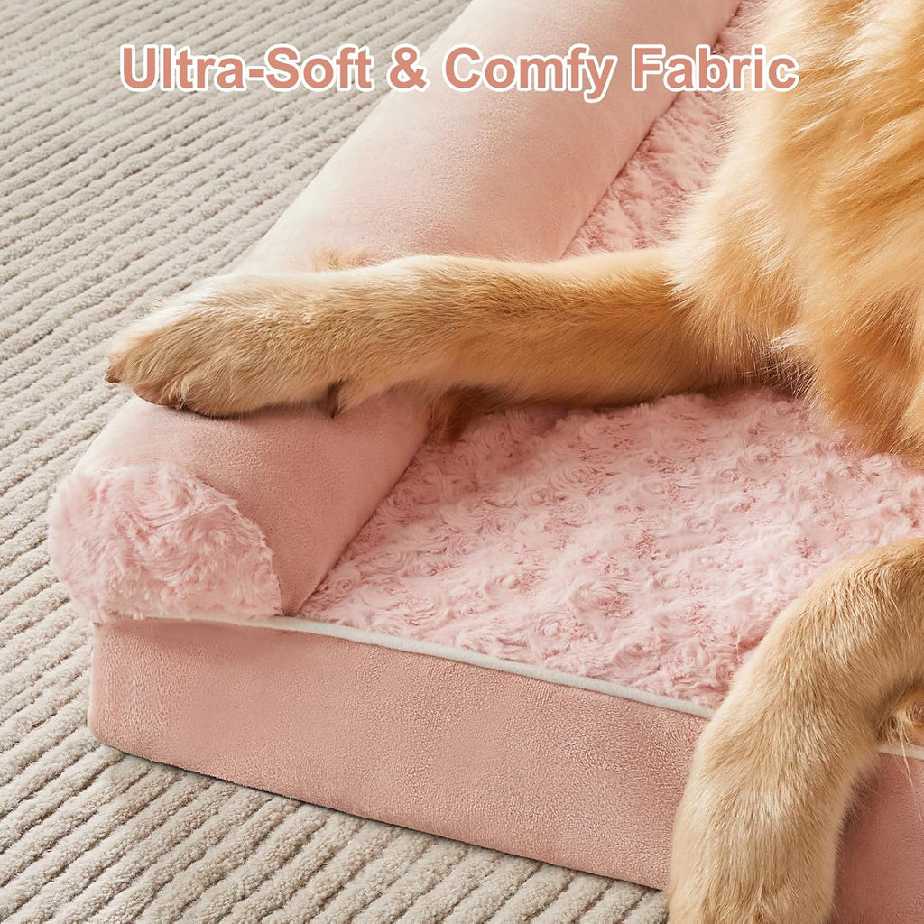 BFPETHOME Orthopedic Washable Large Dog Bed for Senior Dog Comfy Sleep