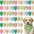 Weewooday 50 Pcs Spring Dog Bandanas Bulk by Weewooday