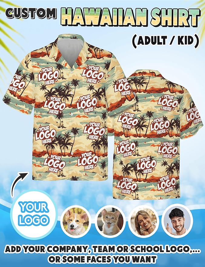 Custom Hawaiian Shirt with Face Photo Picture - Image 4