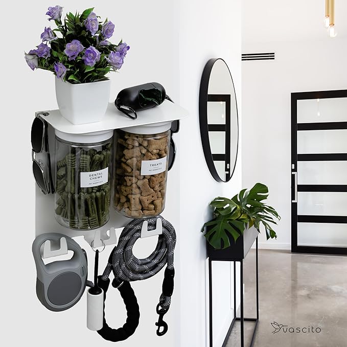 Dog Treat Holder For Wall Storage For Pets, Premium Pet Wall Organizer - Image 8