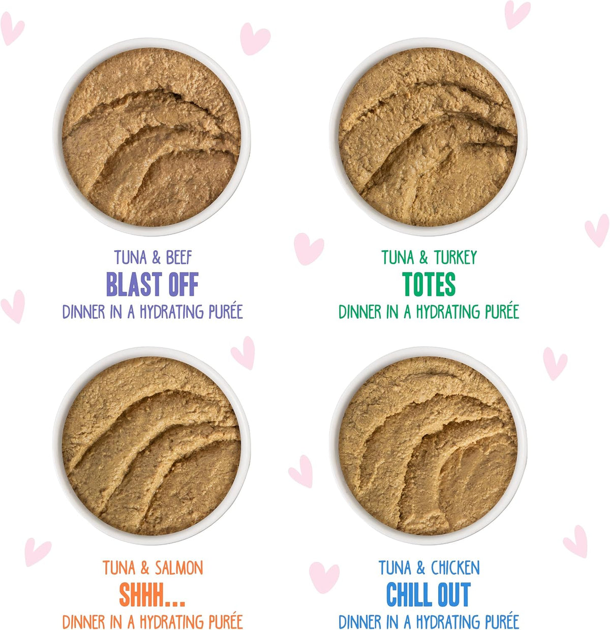 Weruva B.F.F. Play - Best Feline Friend Paté Lovers, Aw Yeah!, Paté Partay! Variety Pack, 3oz Pouch (Pack of 12)