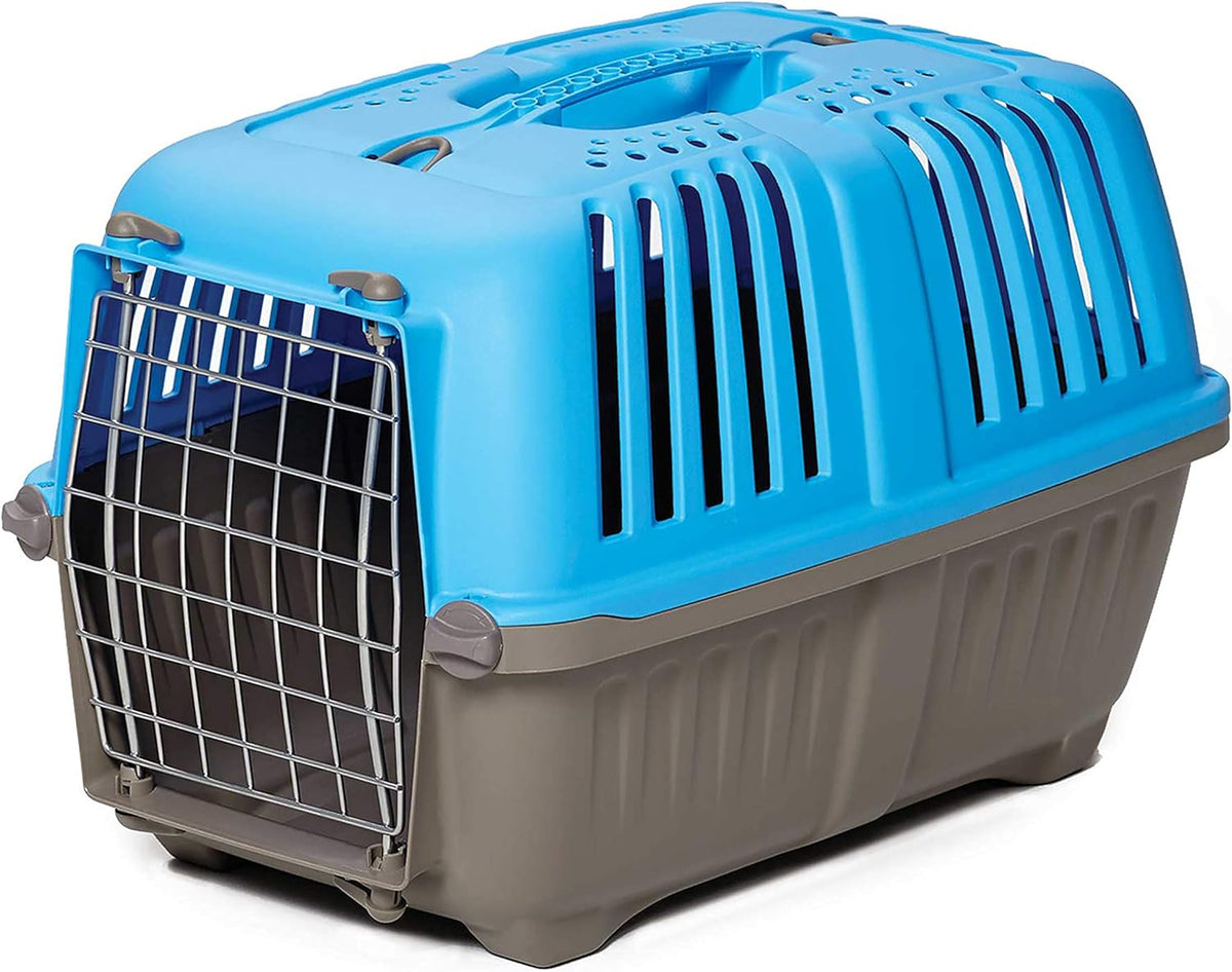 MidWest Spree Travel Carrier, 24-Inch, Small Pet Crate, Blue