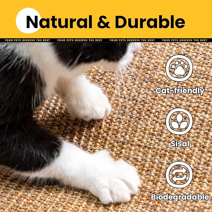 Cat Scratcher Mat, Sisal Cat Scratch Pad - Image 6