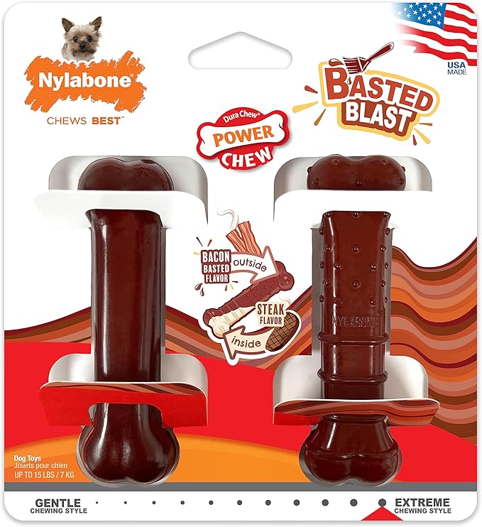 Nylabone Original & Textured Bone Power Chew Toy - Image 11