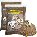 Hamiledyi Vermiculite for Incubating Reptile Eggs Terrarium Bedding Snake Habitat Substrate Reptile Bedding for Tortoise, Gecko, Ball Python, Salamander, Snake, Horned Frog(2Pack,0.87gal)