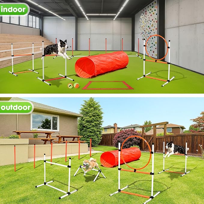 Dog Agility Course Backyard Set, Dog Agility Equipment, Pet obstacle Course - Image 7
