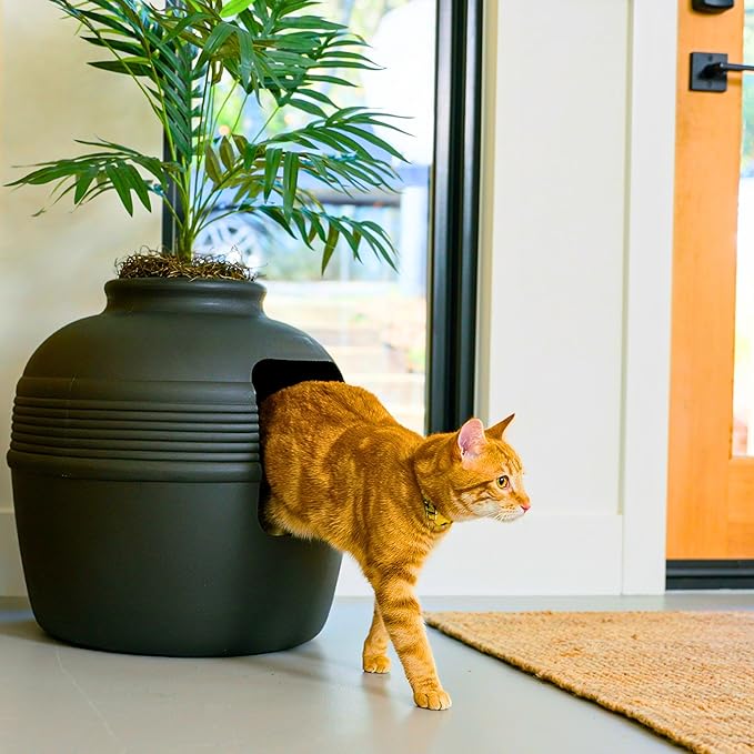 Good Pet Stuff Hidden Litter Box Planter, Decorative Cat Litter Enclosure - Image 12